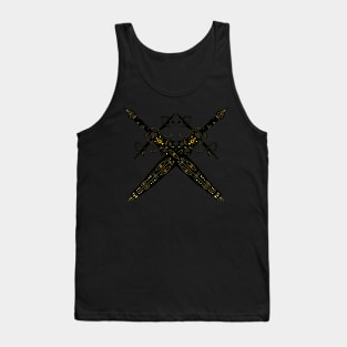 Crossed dnd mimic sword Tank Top